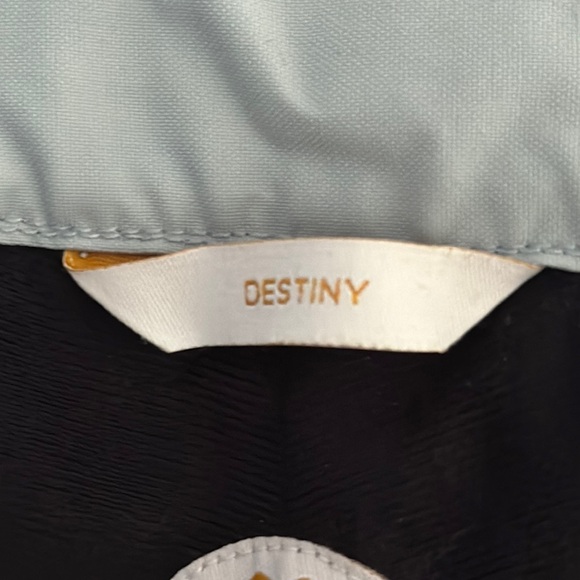 Bonfire Light Blue/Grey Boot Cut Snowboarding Pants - Picture 7 of 10